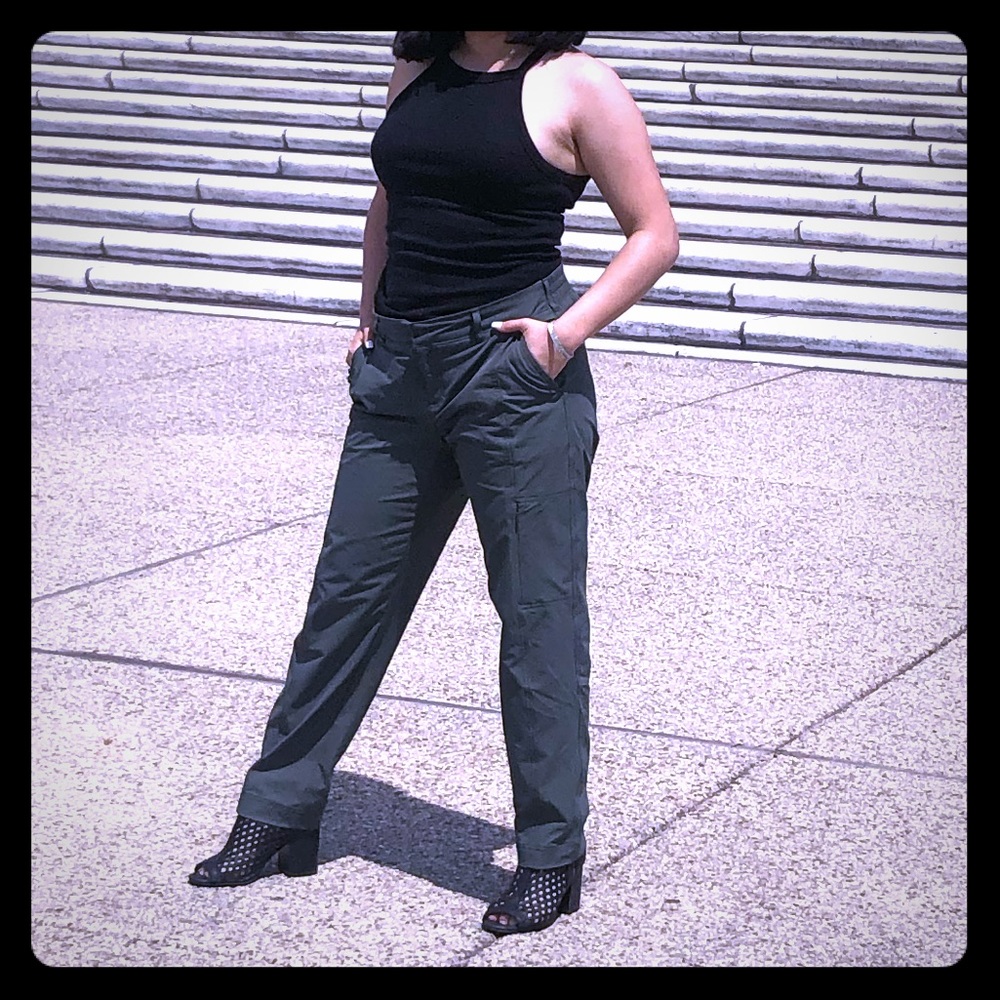 Olive colored pants